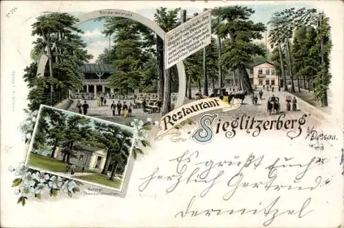 Litho Dessau in Sachsen Anhalt, Restaurant Sieglitzerberg, Teeschlösschen