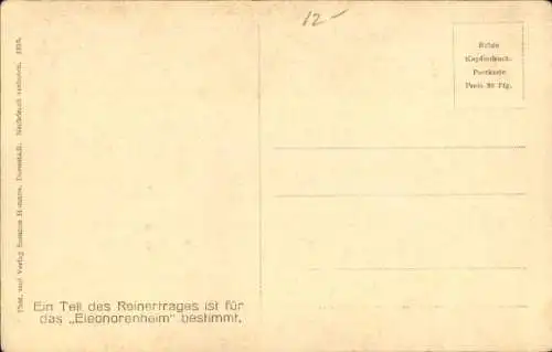 Ak Eleonore zu Solms-Hohensolms-Lich, Großherzogin von Hessen mit ihren Kindern, Prinz Georg, Ludwig