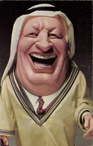 Künstler Ak Ariel Sharon, Karikatur