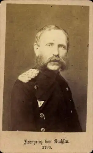 Foto Kronprinz Albert von Sachsen, Portrait