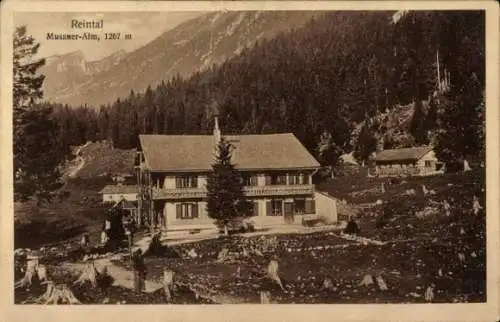 Ak Musau in Tirol, Musauer Alm im Reintal
