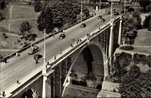 Ak Luxemburg, Blick auf die Adolphe Brücke