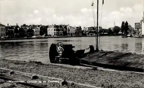 Ak Wormerveer Nordholland Niederlande, Blick auf den Zaanweg