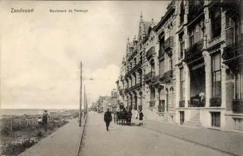 Ak Zandvoort Nordholland, Boulevard de Fauvage