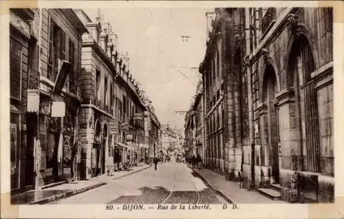 Ak Dijon Côte d'Or, Rue de la Liberte