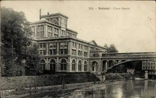 Ak Noisiel Seine-et-Marne, Fabrik Menier