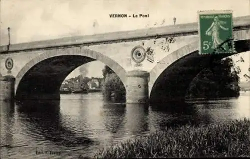 Ak Vernon Eure, Brücke