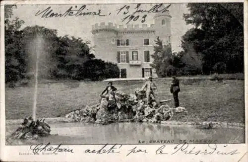 Ak Chateauneuf de Mazenc Drome, Propriete de M. Emile Loubet