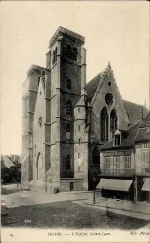 Ak Dijon Côte d'Or, Kirche Saint Jean