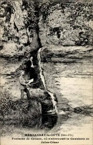 Ak Marsannay la Cote Cote d'Or, Fontaine de Crosne