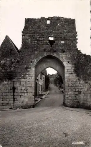 Ak Domme Dordogne, Porte Delbos