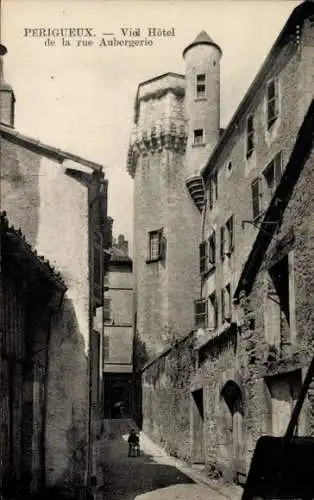 Ak Périgueux Nouvelle-Aquitaine Dordogne, Vieil Hotel de la rue Aubergie