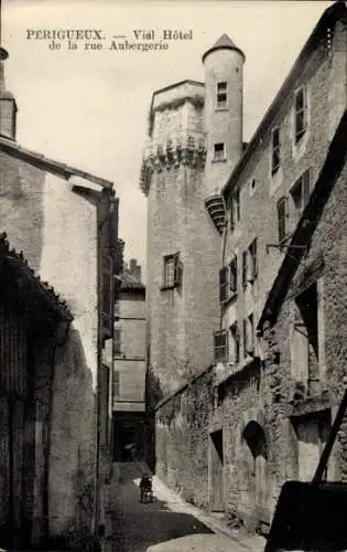 Ak Périgueux Nouvelle-Aquitaine Dordogne, Vieil Hotel de la rue Aubergie