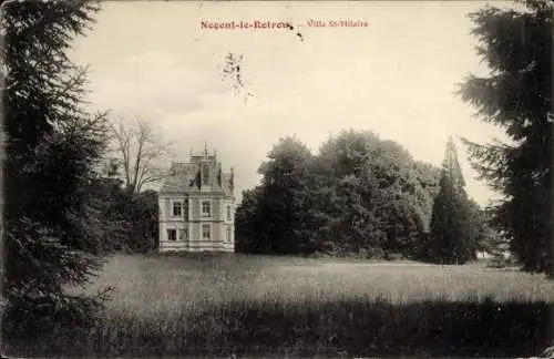 Ak Nogent le Rotrou Eure et Loir, Villa St. Hilaire