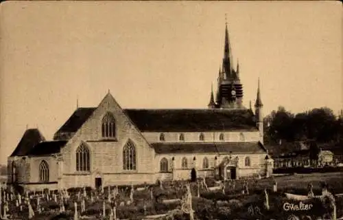 Ak Bernay Eure, Eglise Notre Dame de la Couture