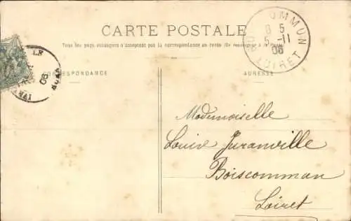 Ak Ivry la Bataille Eure, Vue générale, porte, Kriegerdenkmal, Hafen, Obelisk