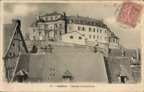 Ak Gaillon Eure, Caserne d'Infanterie