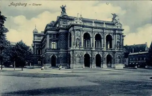 Ak Augsburg in Schwaben, Theater