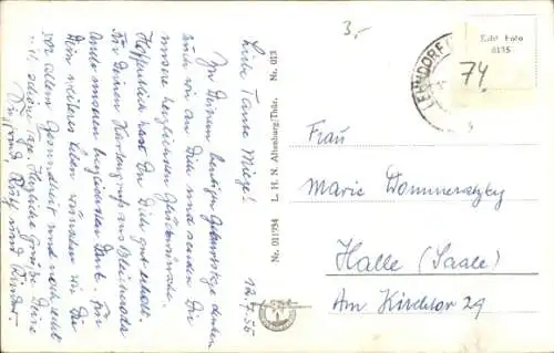 Ak Altenburg in Thüringen,  Schloss, Busse