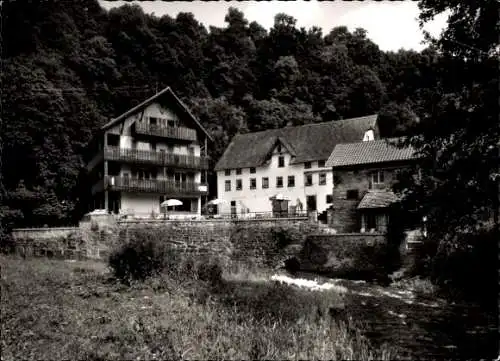 Ak Amlishagen Gerabronn in Württemberg, Hotel-Pension-Restaurant Hubertusmühle