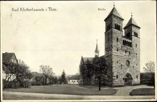 Ak Bad Klosterlausnitz in Thüringen, Blick auf die Kirche