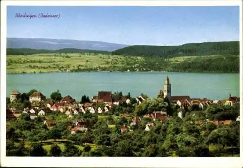 Ak Überlingen am Bodensee, Panorama