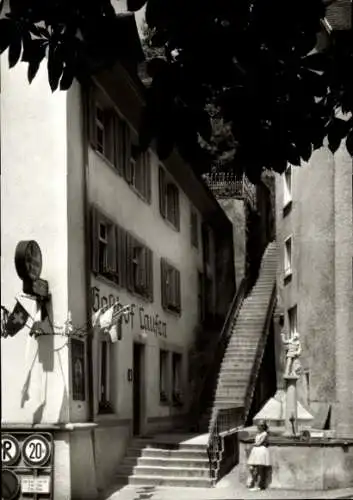 Ak Laufenburg am Hochrhein, Gasthof Laufen, Treppe