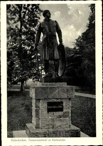 Ak Hartwarden Rodenkirchen in Oldenburg Stadland, Friesendenkmal