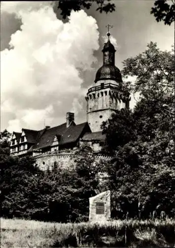 Ak Pansfelde Falkenstein im Harz, Burg Falkenstein, Heimatmuseum