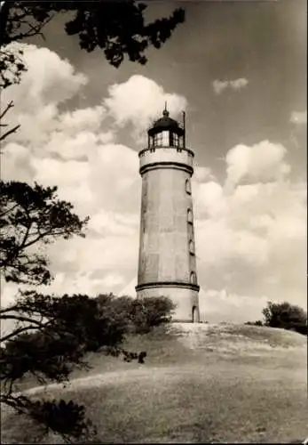 Ak Insel Hiddensee in der Ostsee, Leuchtturm