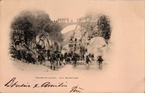 Ak Alpine Hunters auf Manövern