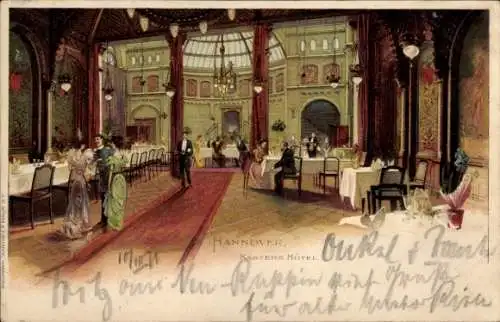 Litho Hannover in Niedersachsen, Kastens Hotel, Innenansicht