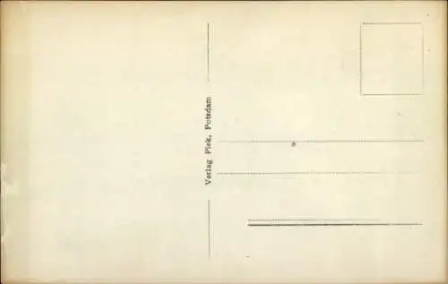 Ak Potsdam, Parade Regiment Gardes du Corps