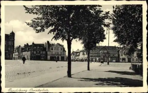 Ak Rendsburg in Schleswig Holstein, Paradeplatz