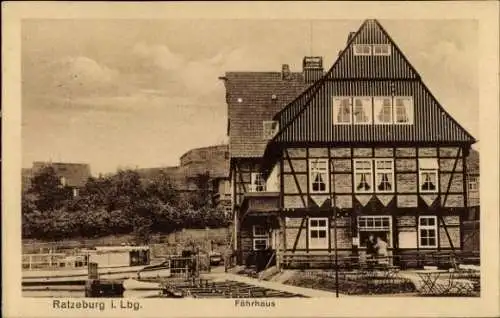 Ak Ratzeburg im Herzogtum Lauenburg, Fährhaus