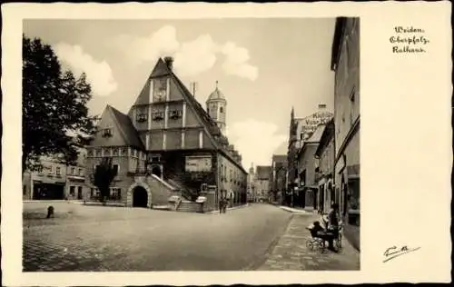 Ak Weiden in der Oberpfalz, Rathaus