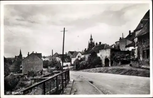 Ak St. Wendel im Saarland, Straßenpartie