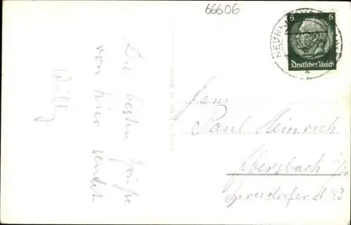 Ak St. Wendel im Saarland, Straßenpartie