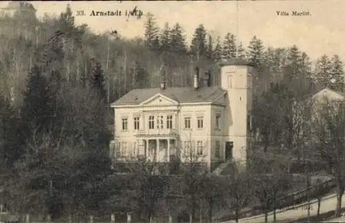 Ak Arnstadt in Thüringen, Villa Marlitt