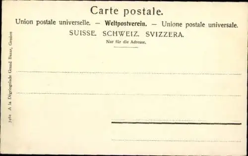 Ak Vevey Kanton Waadt, Stadt vom Hotel Moser aus gesehen