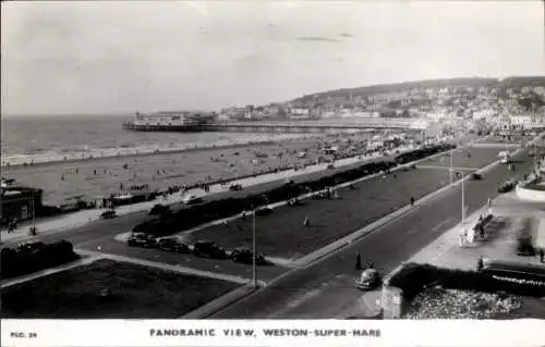 Ak Weston super Mare North Somerset England, Panorama