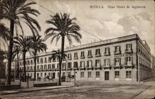 Ak Sevilla Andalusien Spanien, Grand Hotel de Inglaterra