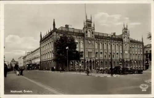 Ak Örebro Schweden, Radhuset, Rathaus