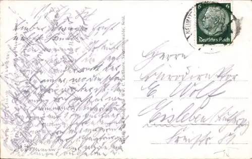 Ak Międzybórz Neumittelwalde Schlesien, Volksschule