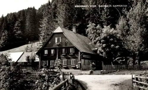 Ak Niederalpl Steiermark, Gasthaus Gamsjäger