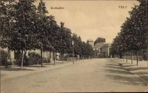 Ak Velp Gelderland Niederlande, Kerkallee