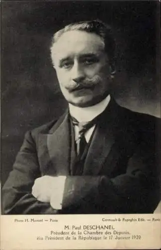 Ak Herr Paul Deschanel, Präsident der Abgeordnetenkammer