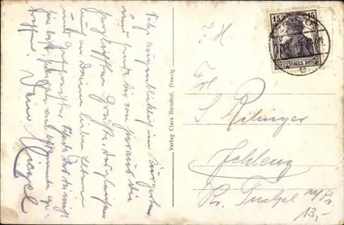 Ak Gdańsk Danzig, Weichselmünde