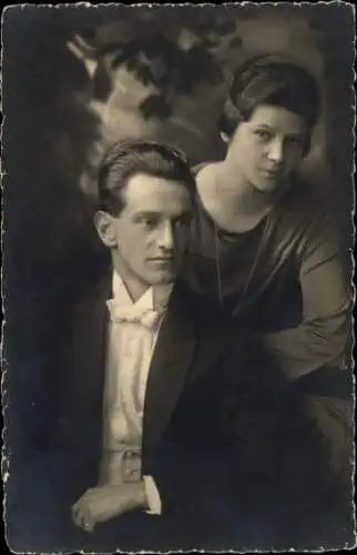 Ak Schauspieler Anders mit Frau, Portrait, Autogramm