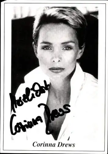 Ak Schauspielerin Corinna Drews, Portrait, Autogramm